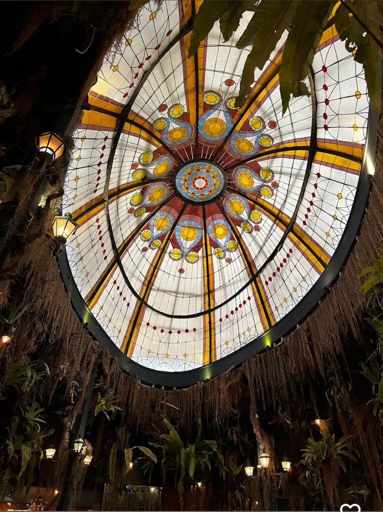 stained glass dome merlin