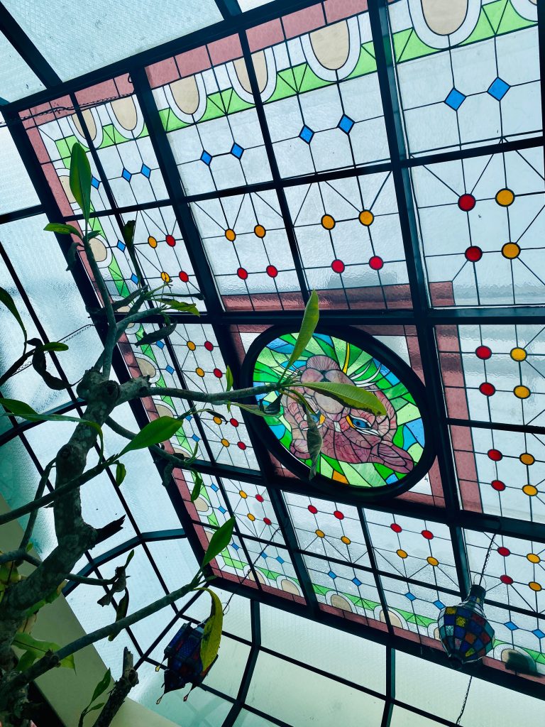 stained glass ceiling