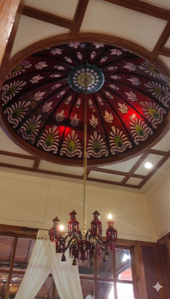 The completed 3-meter dome at Ganesha ek Sanskriti