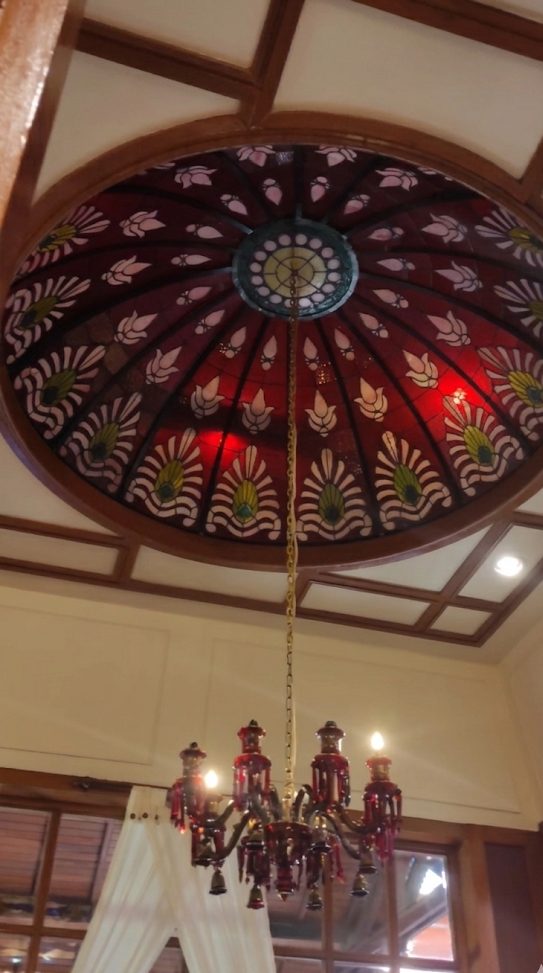 The completed 3-meter dome at Ganesha ek Sanskriti