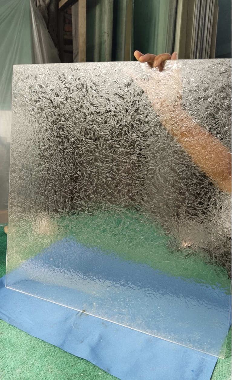 transparent clear gluechip patern